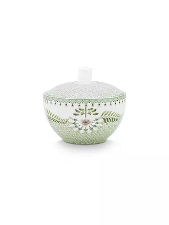 PIP STUDIO | Zuckerdose 300ml LILY & LOTUS Tiles Light Gr. | 